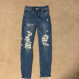 American Eagle Ripped Jeans Size 00